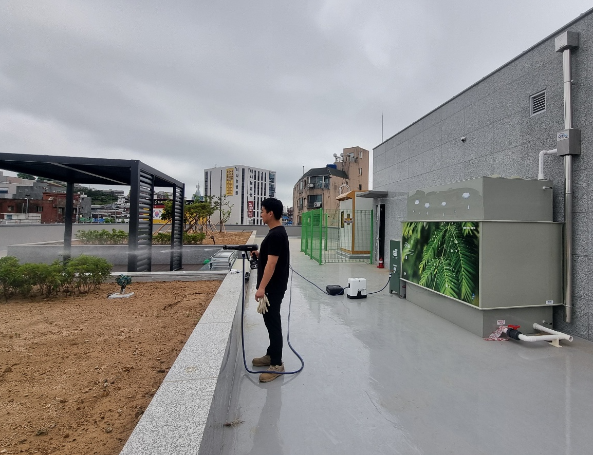 빗물저금통5톤_녹색건축인증_인천광역시 상가시설